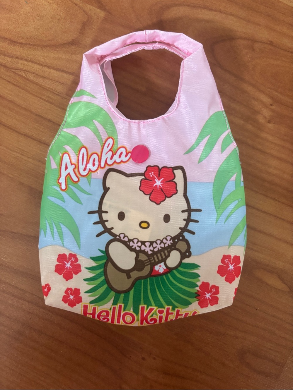 Hello Kitty Pink Aloha Hawaii Exclusive Small Pouch Bag